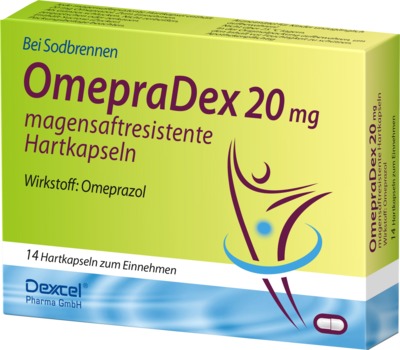 OmepraDex 20 mg  14 St Kapseln magensaftresistent