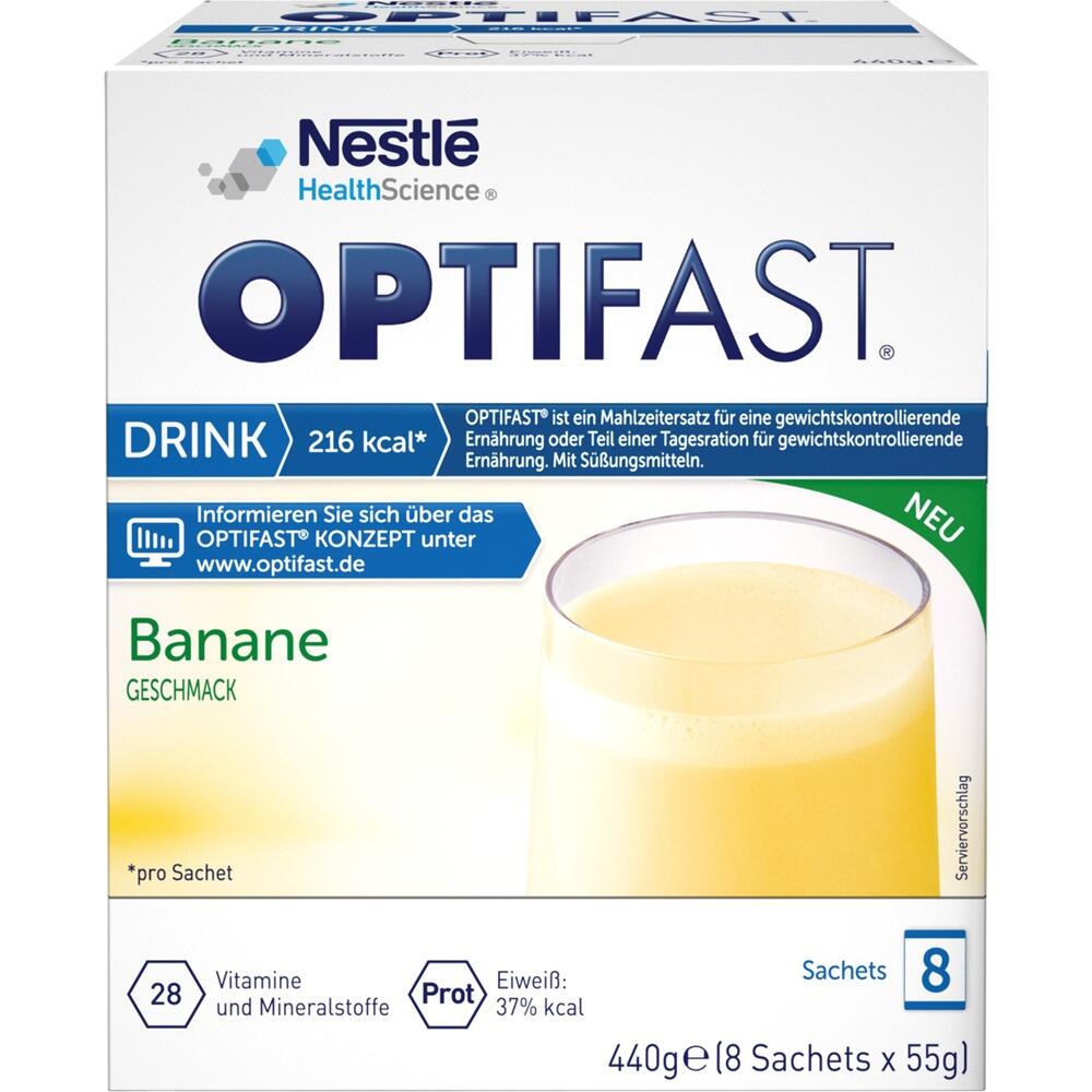 OPTIFAST DRINK Banane 8X55 g Pulver