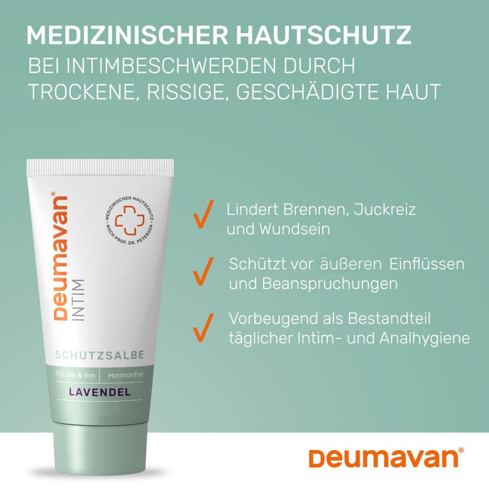 Deumavan Schutzsalbe Lavendel Tube  50 ml Fettsalbe