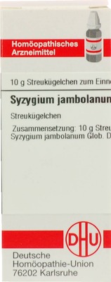 SYZYGIUM JAMBOLANUM D 4 Globuli 10 g Globuli