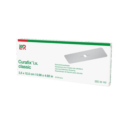 CURAFIX i.v. classic Pflaster 2,5x12,5 cm 20 St Pflaster