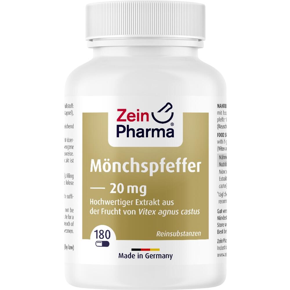 Zein Pharma Mönchspfeffer 20mg 180 St Kapseln
