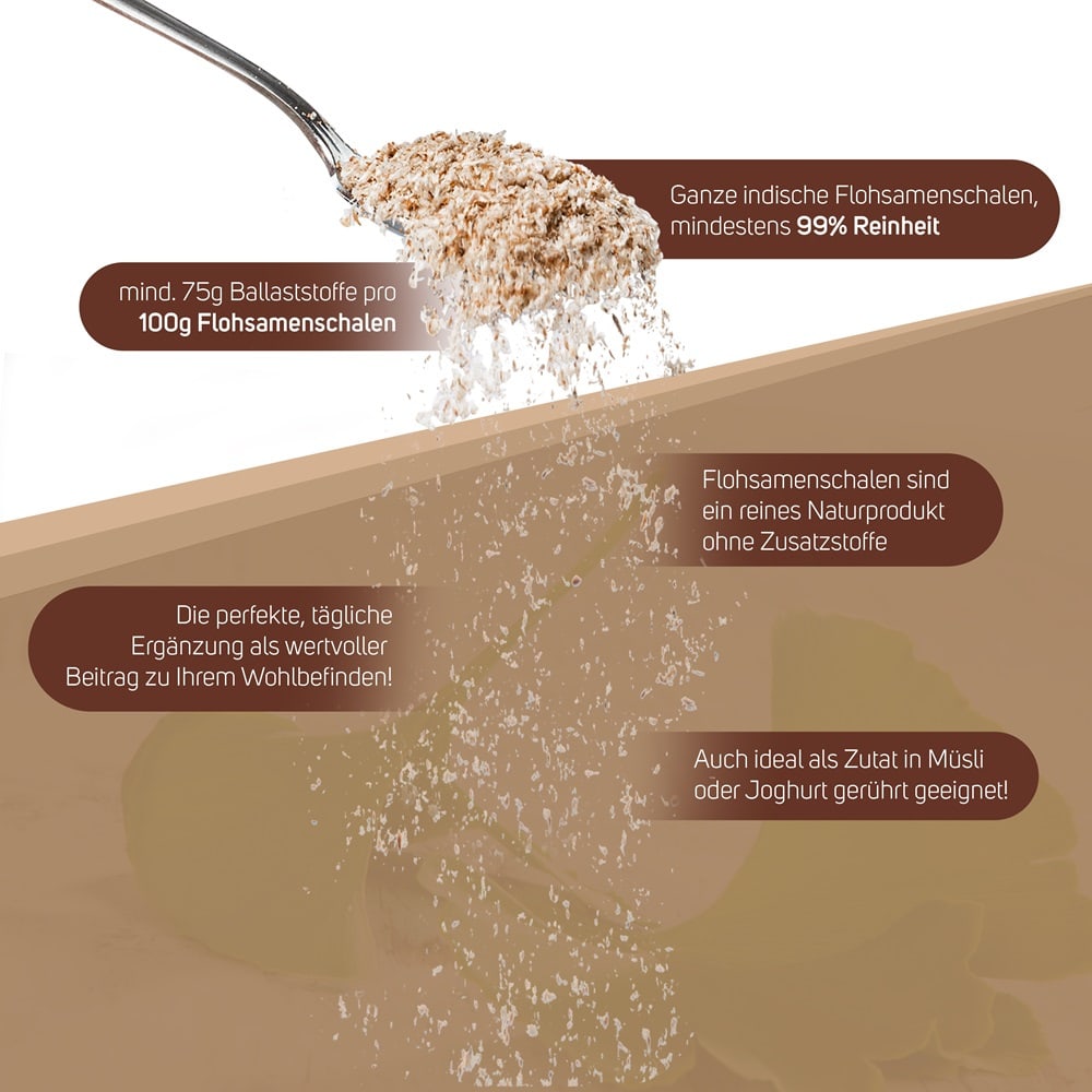 FLOHSAMENSCHALEN INDISCH 500 g