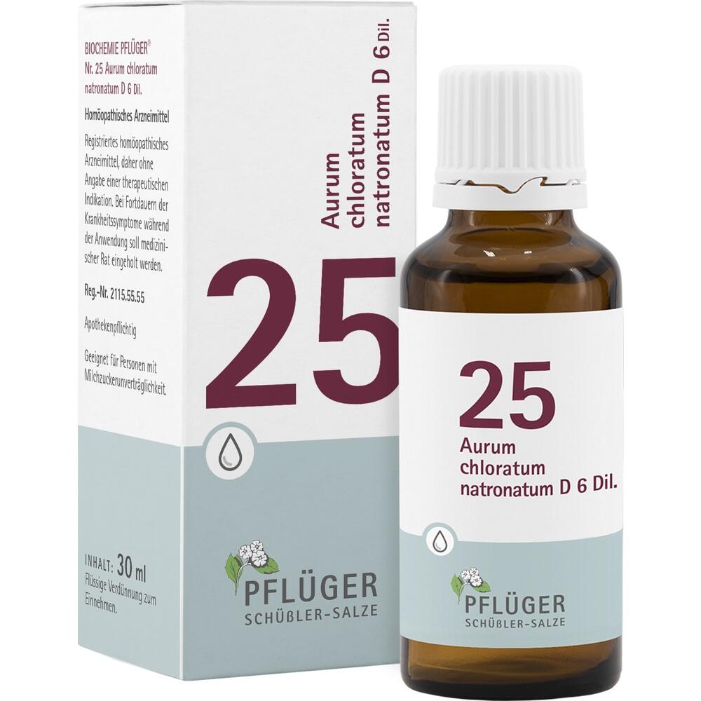 Schüßler-Salz Nr. 25 Aurum chloratum natronatum D6 30 ml Tropfen