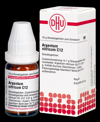 ARGENTUM NITRICUM C 12 Globuli 10 g Globuli