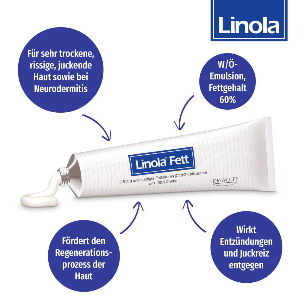 Linola Fett - bei Neurodermitis 150 g Creme