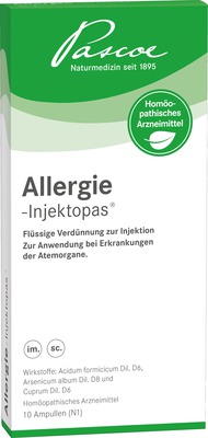 ALLERGIE-INJEKTOPAS Injektionslösung Ampullen 10X2 ml Injektionslösung