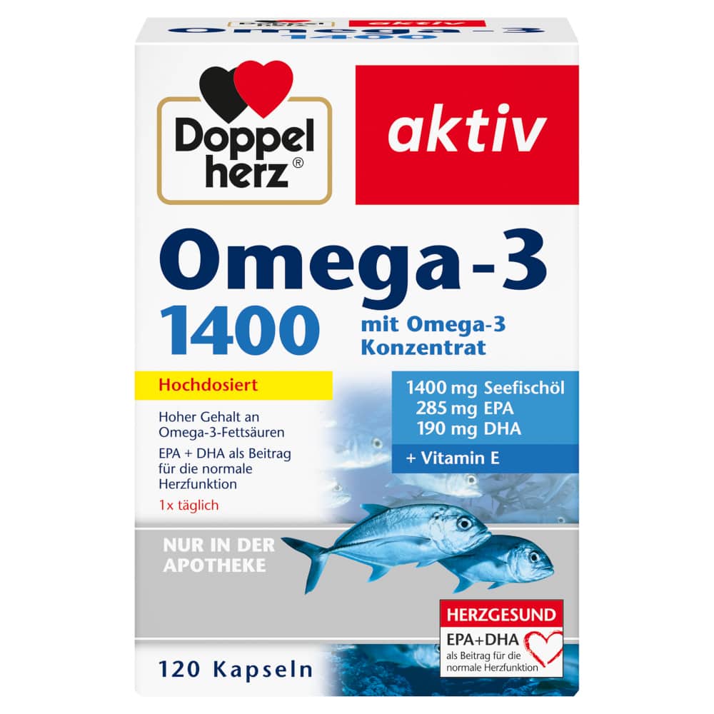 Doppelherz aktiv Omega-3 1400  120 St Kapseln