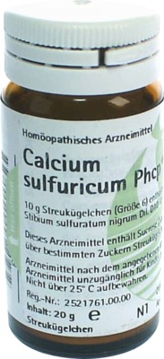CALCIUM SULFURICUM PHCP Globuli 20 g Globuli