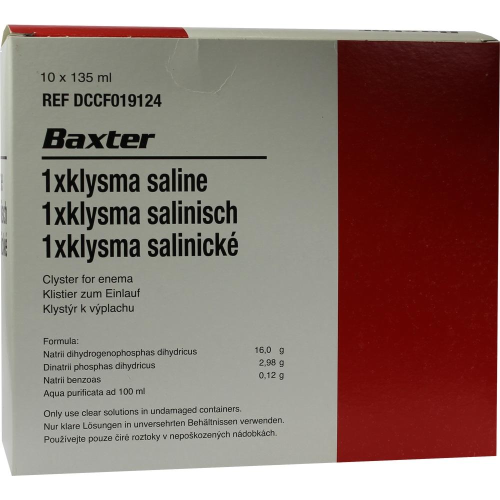 KLYSMA 1 x salinisch 10X135 ml Klistiere