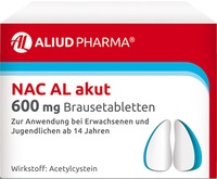 NAC AL akut 200 mg Brausetabletten zur Erleichterung des Abhustens bei erkältungsbedingter Bronchitis (Schleimlöser)