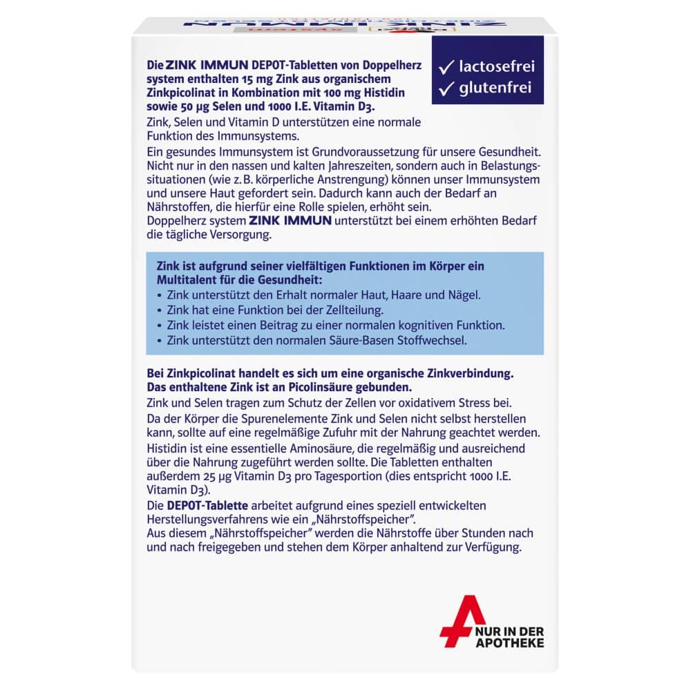 Doppelherz system ZINK IMMUN 100 St Tabletten