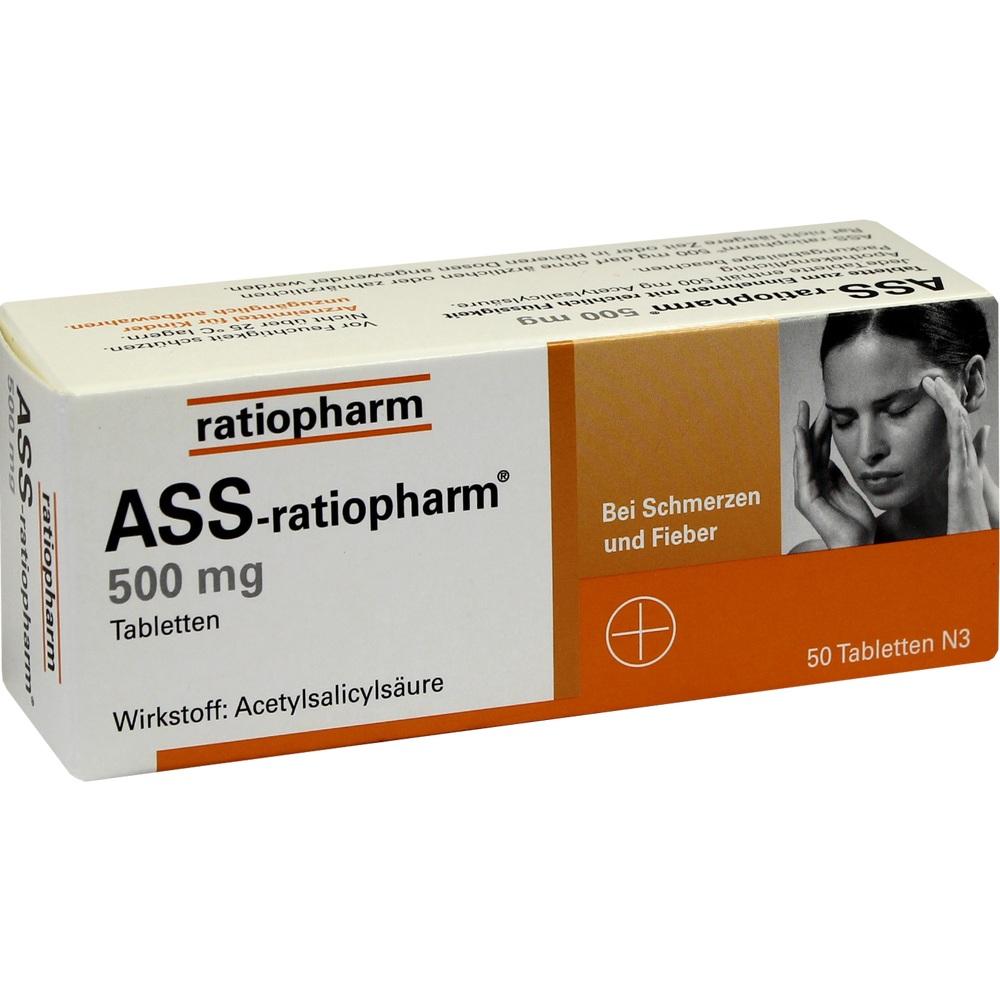 ASS-ratiopharm 500mg 50 St Tabletten