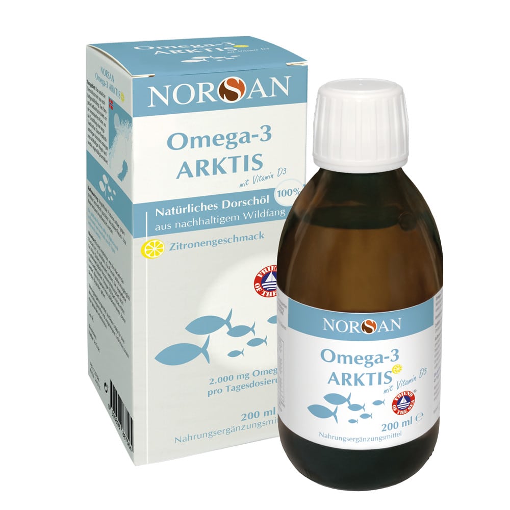 NORSAN Omega-3 ARKTIS mit Vitamin D3 200 ml Flüssigkeit