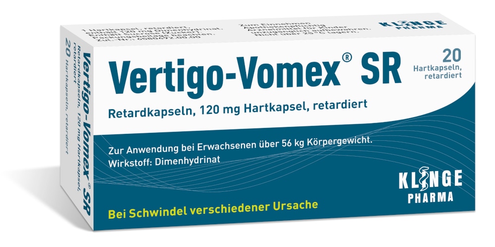 Vertigo-Vomex SR Retardkapseln 20 St Retard-Kapseln