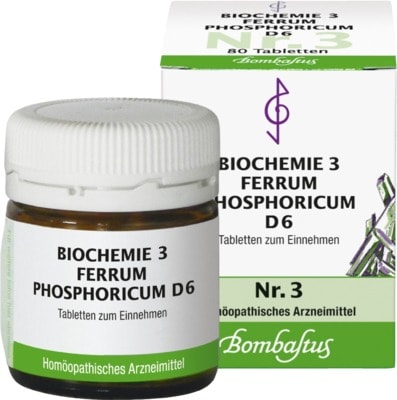 BIOCHEMIE 3 Ferrum phosphoricum D 6 Tabletten 80 St Tabletten