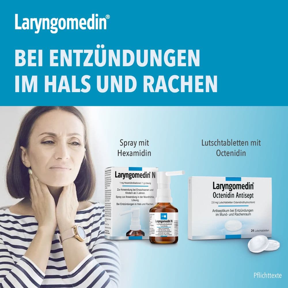 Laryngomedin Octenidin Antisept 2,6mg 24 St Lutschtabletten