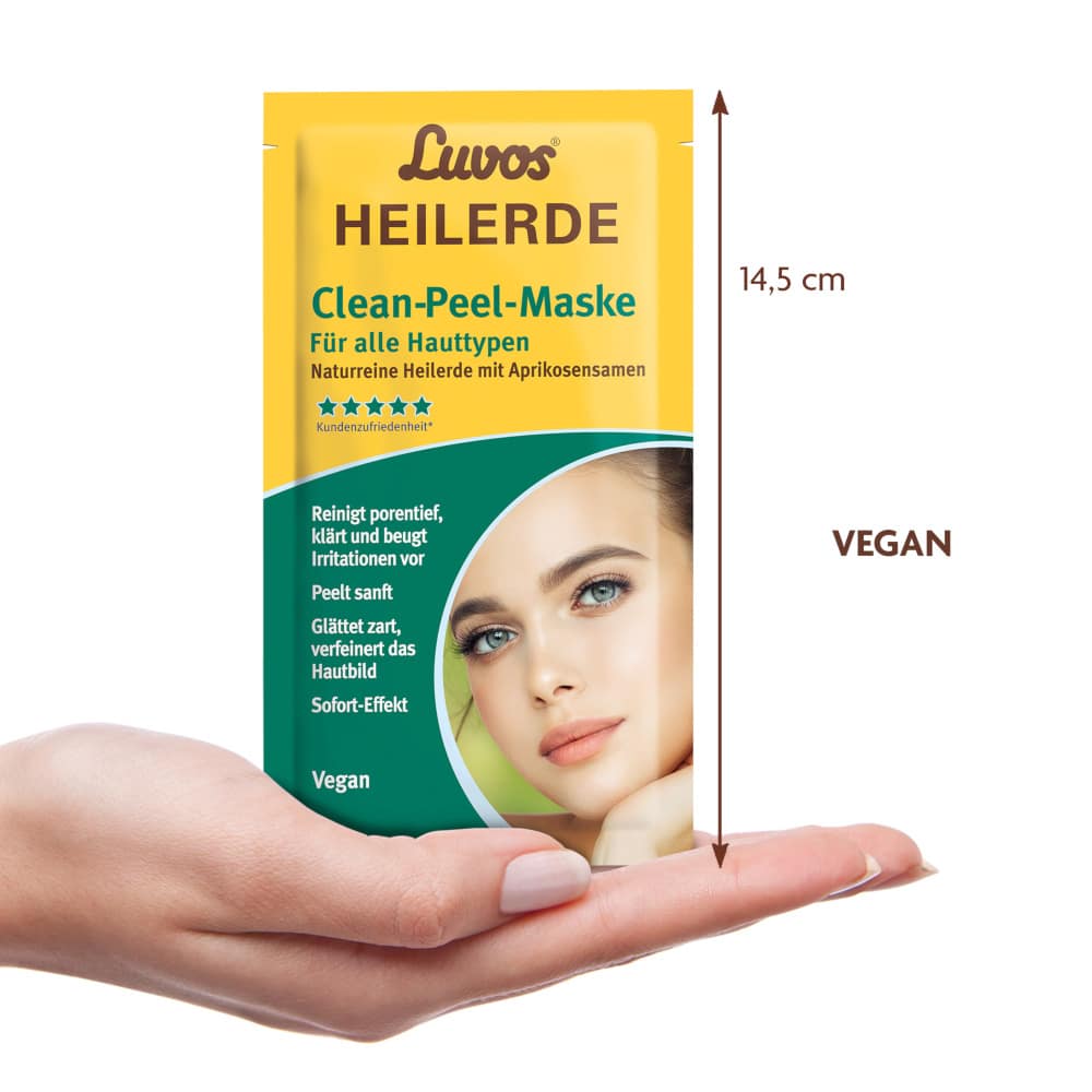 Luvos HEILERDE Clean-Peel-Maske 2X7.5 ml Gesichtsmaske