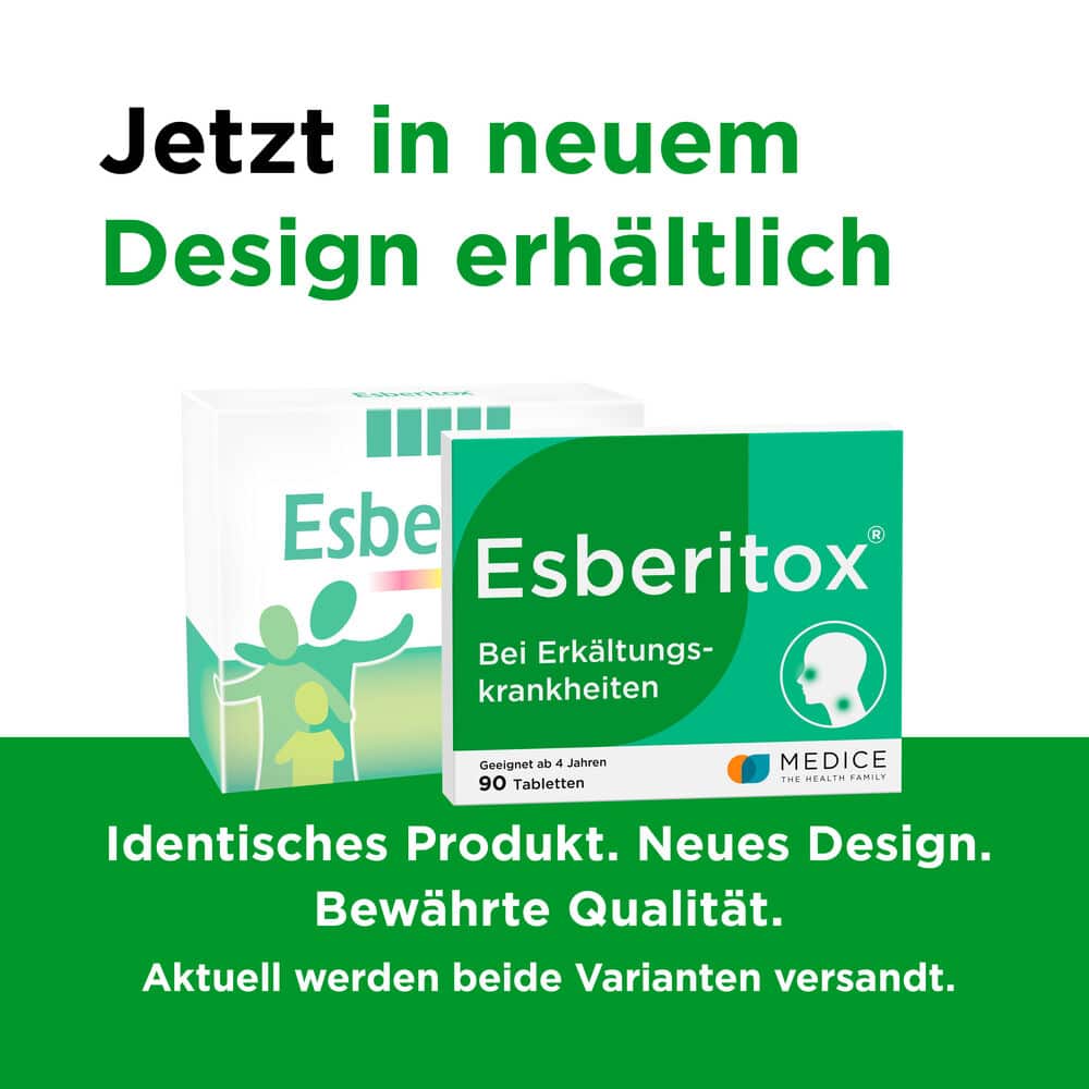 Esberitox Tabletten bei Erkältungskrankheiten  90 St Tabletten