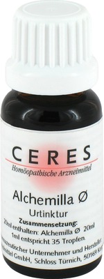 CERES Alchemilla Urtinktur 20 ml Tropfen