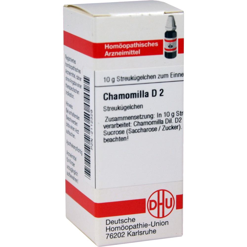 CHAMOMILLA D 2 Globuli 10 g Globuli