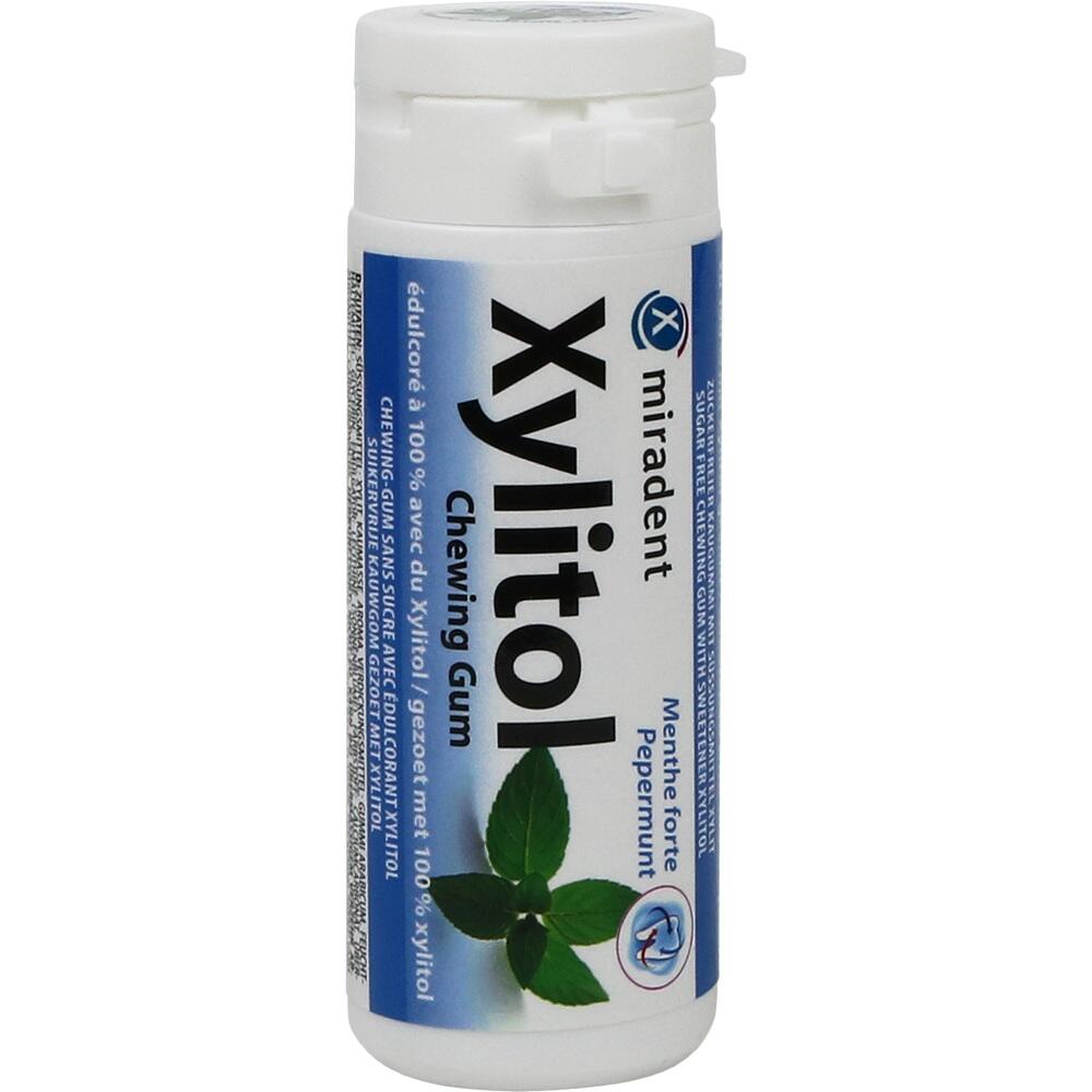 miradent Xylitol Chewing Gum Peppermint 30 St Kaugummi