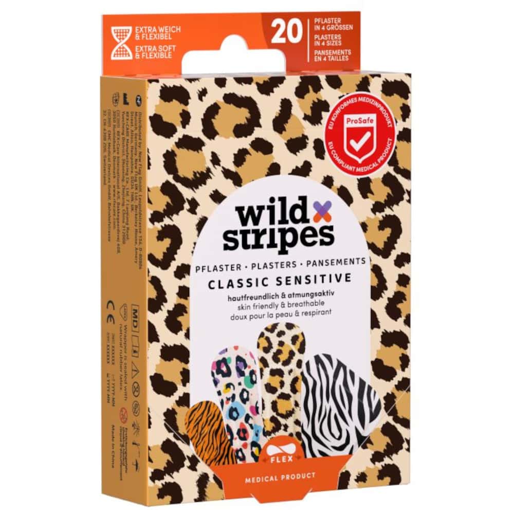 wild Stripes KIDS SENSITIVE 20 St Pflaster