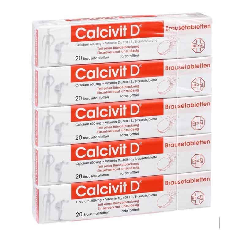 Calcivit D 600mg/400 I.E. 100 St Brausetabletten