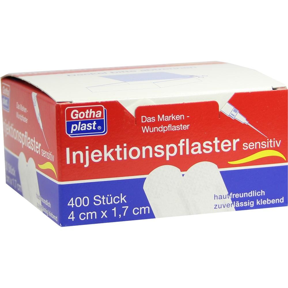 GOTHAPLAST Injektionspfl.sensitiv 1,7x4 cm 400 St Pflaster