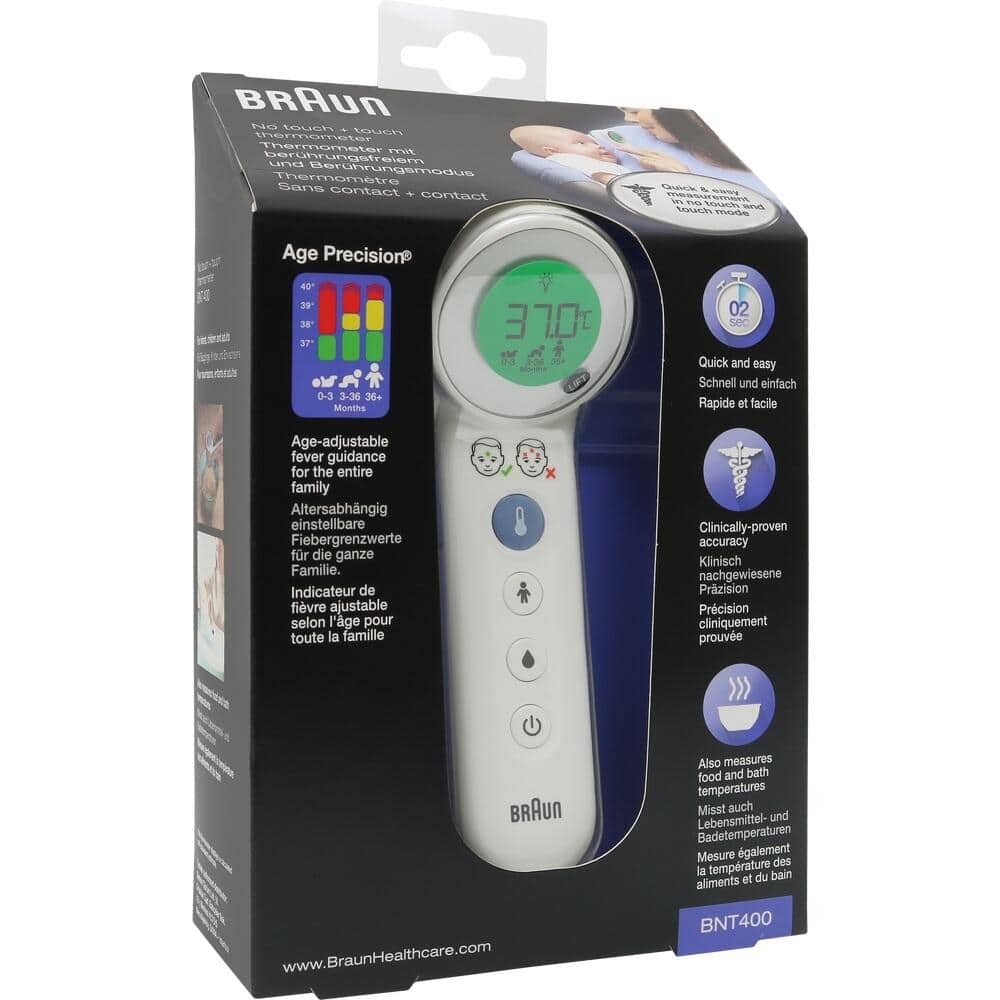 Braun BERÜHRUNGSFREI+ Berührungsmodus Stirn-Thermometer 1 St