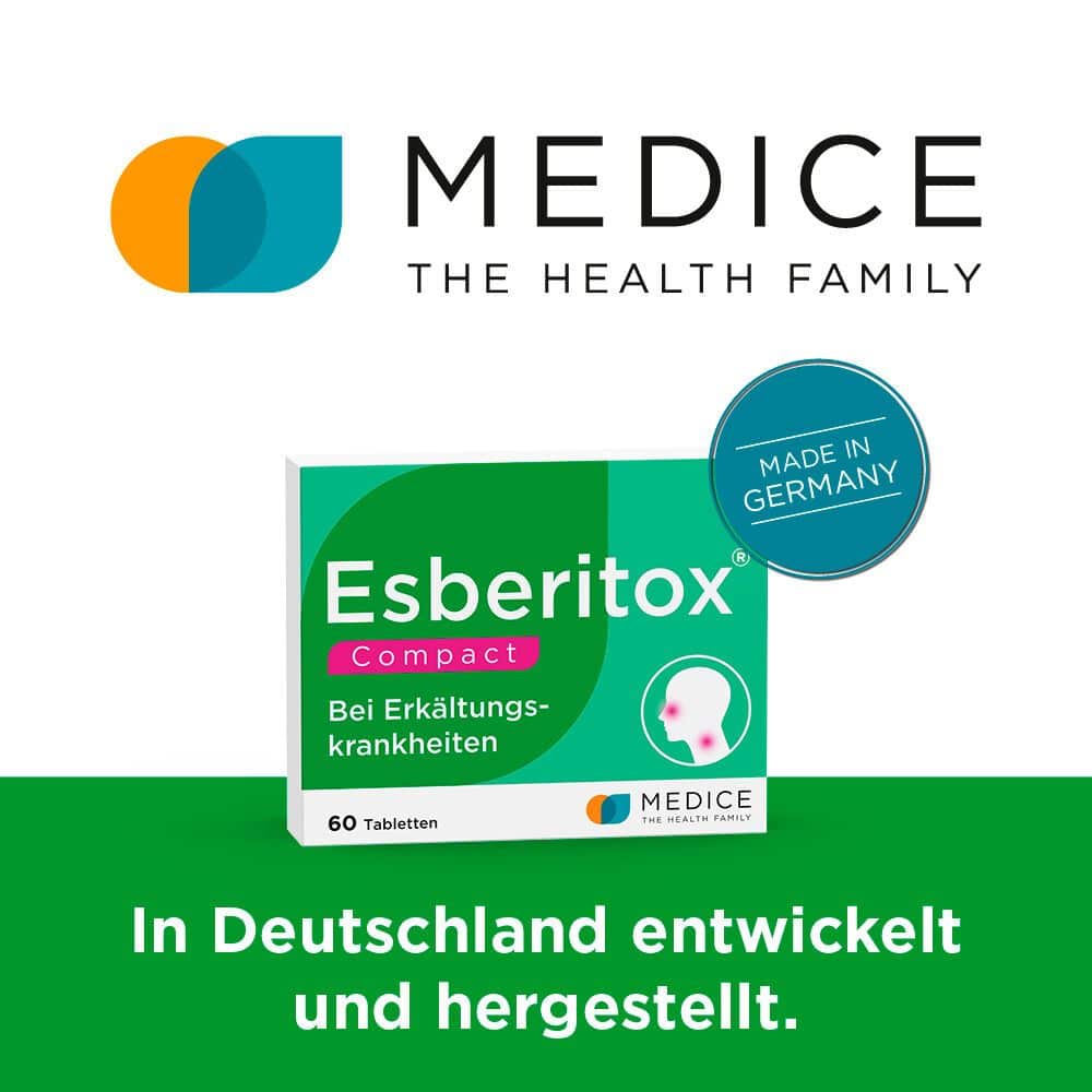 Esberitox COMPACT Tabletten bei Erkältungskrankheiten 60 St Tabletten