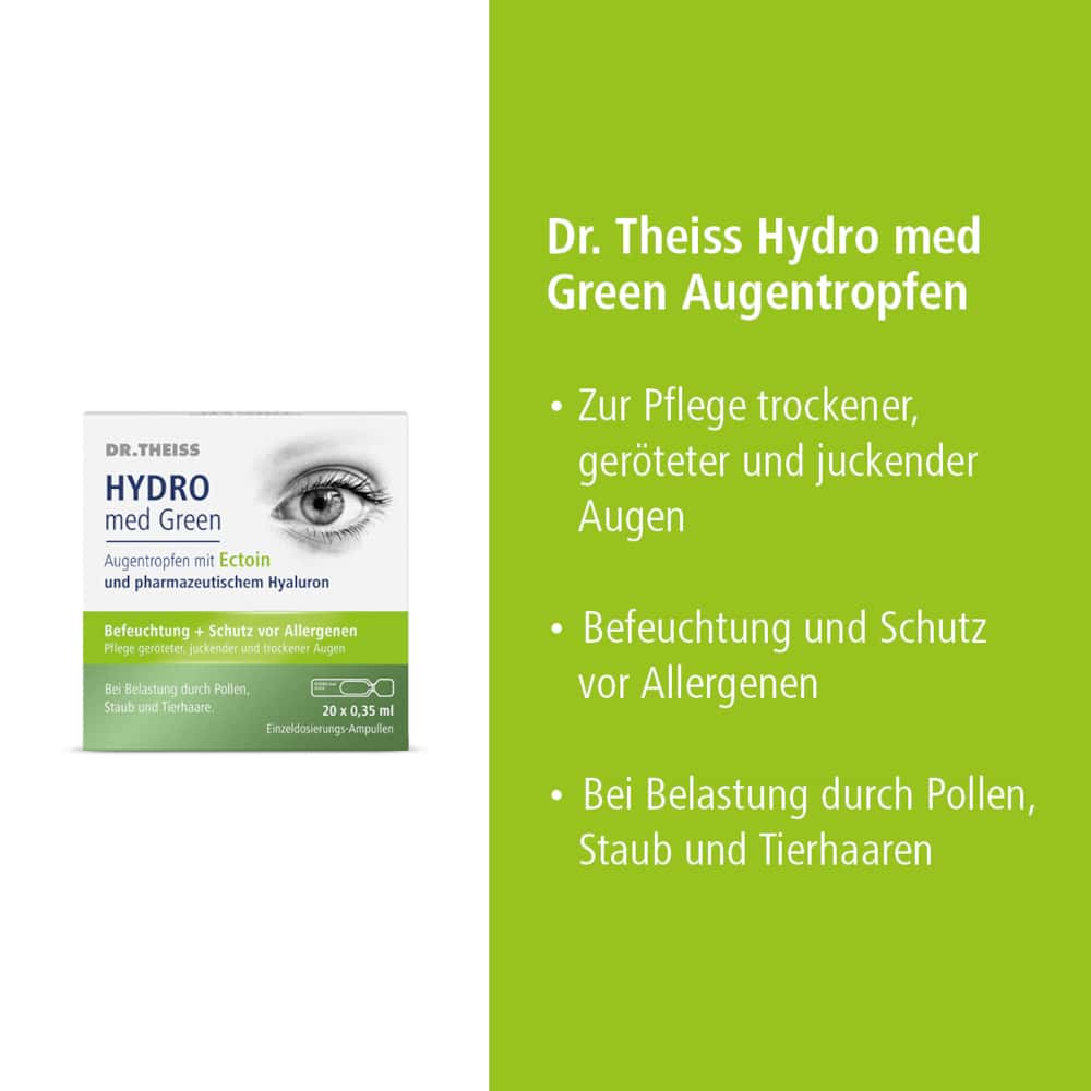 DR.THEISS HYDRO med Green 20X0.35 ml Augentropfen