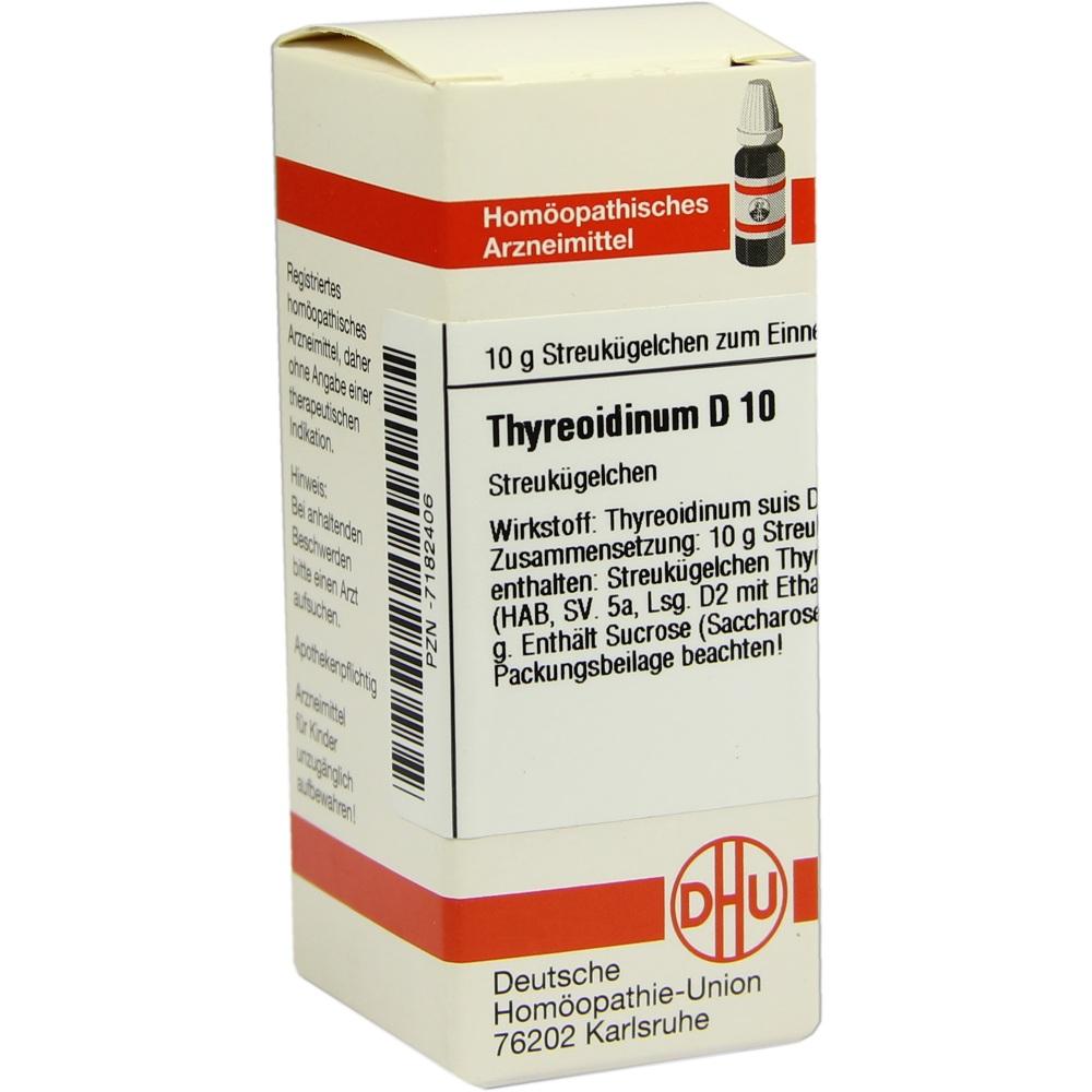 THYREOIDINUM D 10 Globuli 10 g Globuli