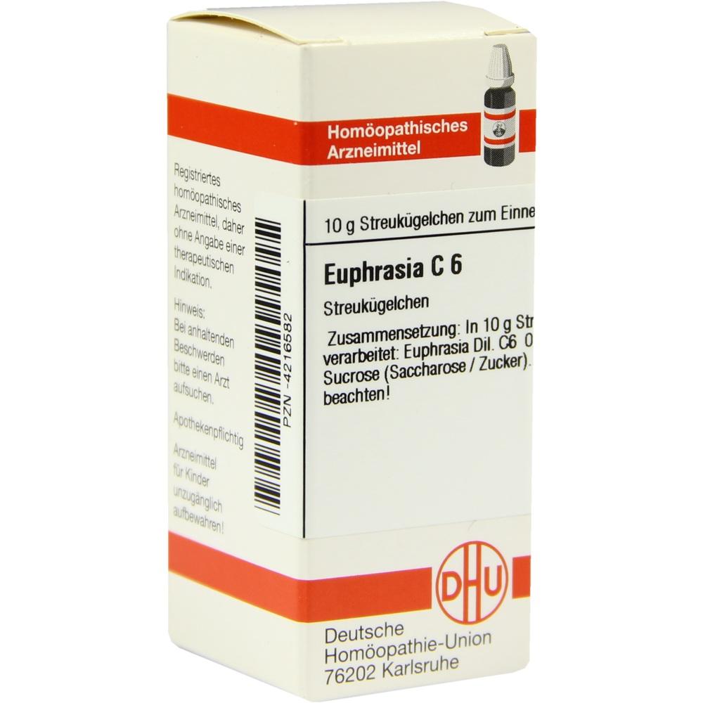 EUPHRASIA C 6 Globuli 10 g Globuli