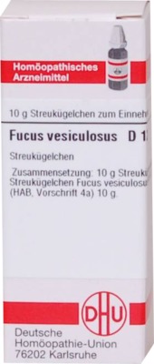 FUCUS VESICULOSUS D 12 Globuli 10 g Globuli
