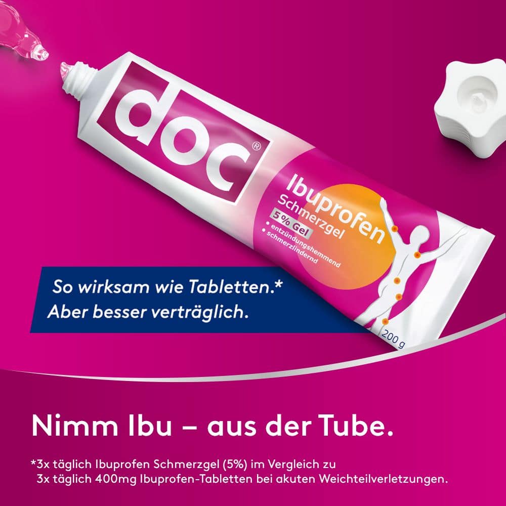 doc Ibuprofen Schmerzgel 5% Gel 50 g Gel