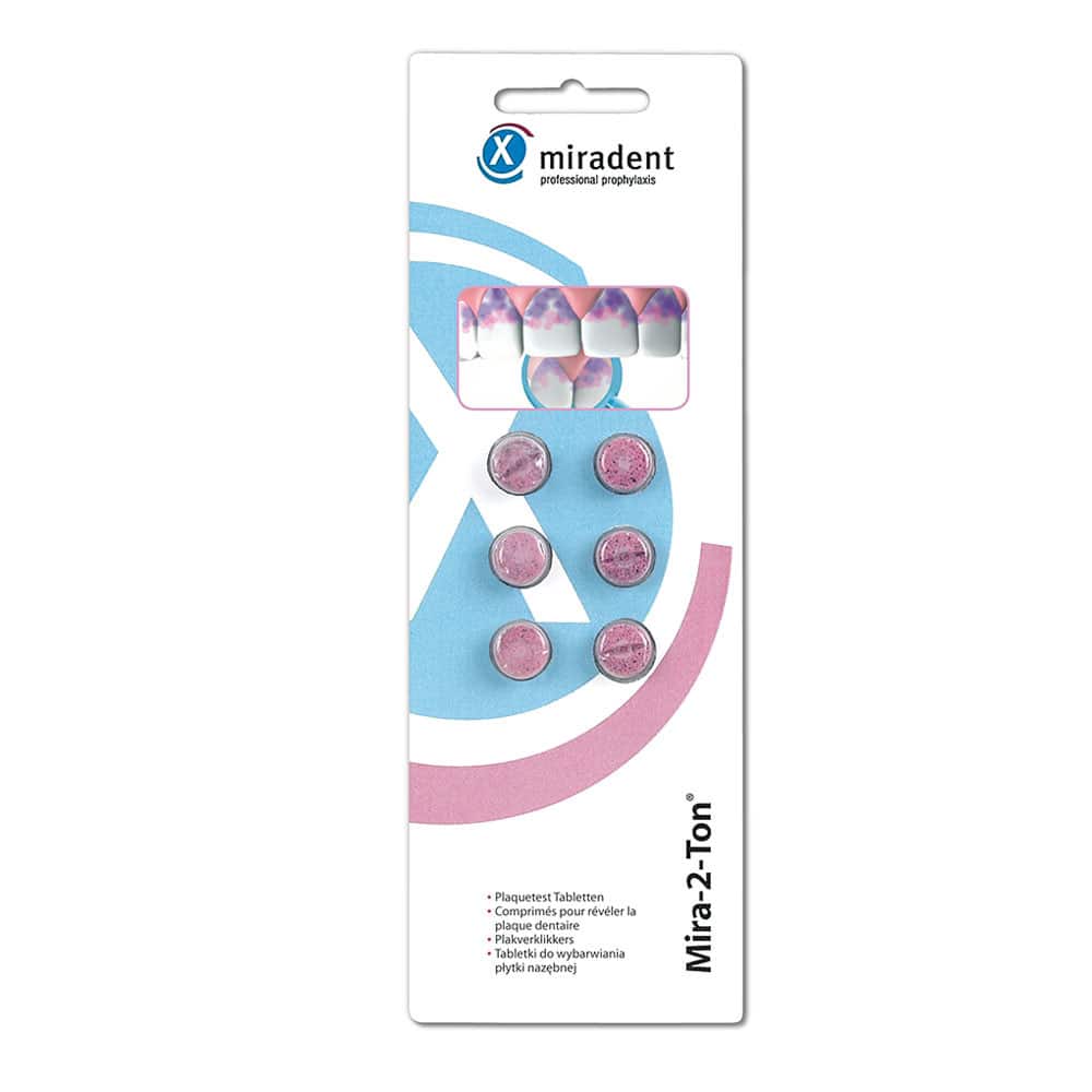 MIRADENT Plaquetest Mira-2-Ton 6 St Tabletten
