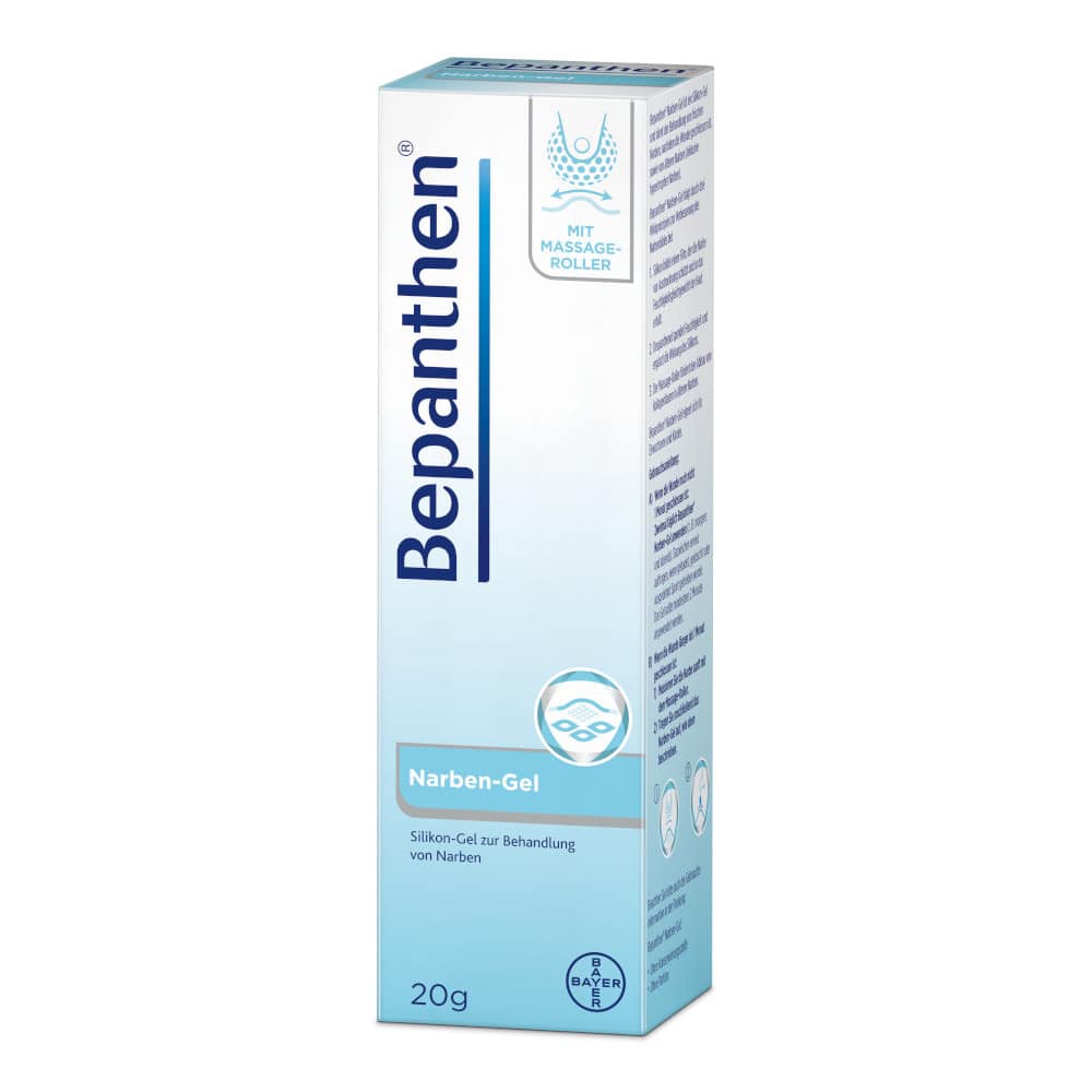 Bepanthen Narben-Gel mit Massage-Roller 20 g Gel