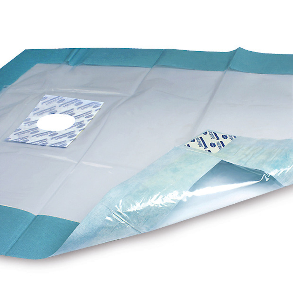 FOLIODRAPE protect Lochtuch 75x90 cm/10 cm 40 St Tücher