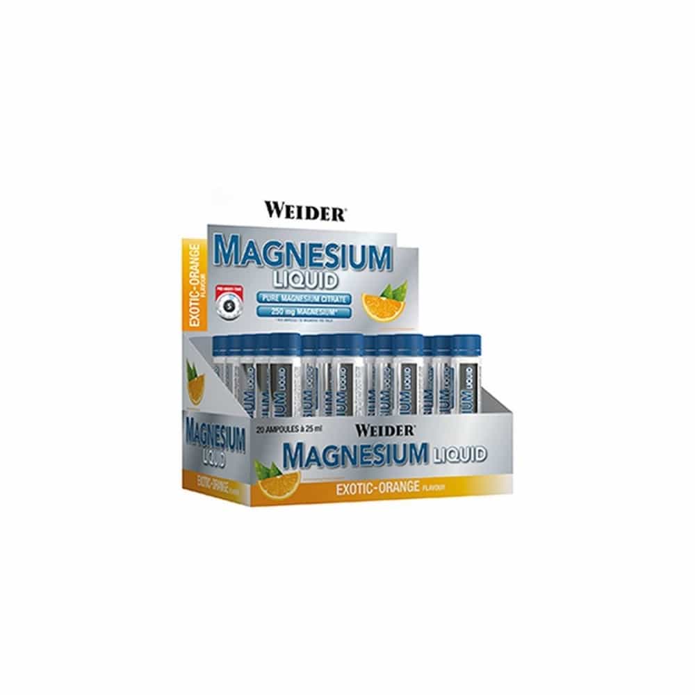 Magnesium Liquid 250 mg Exotic-orange Trinkamp. 20X25 ml Trinkampullen
