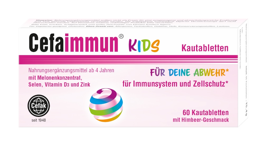 Cefaimmun KIDS 60 St Kautabletten