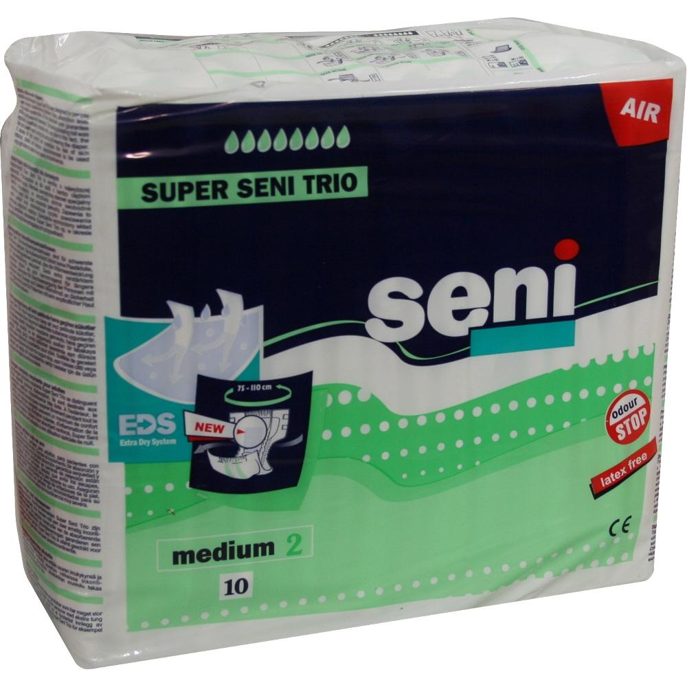 SUPER SENI Trio Gr.2 M Inkontinenzhose 10 St