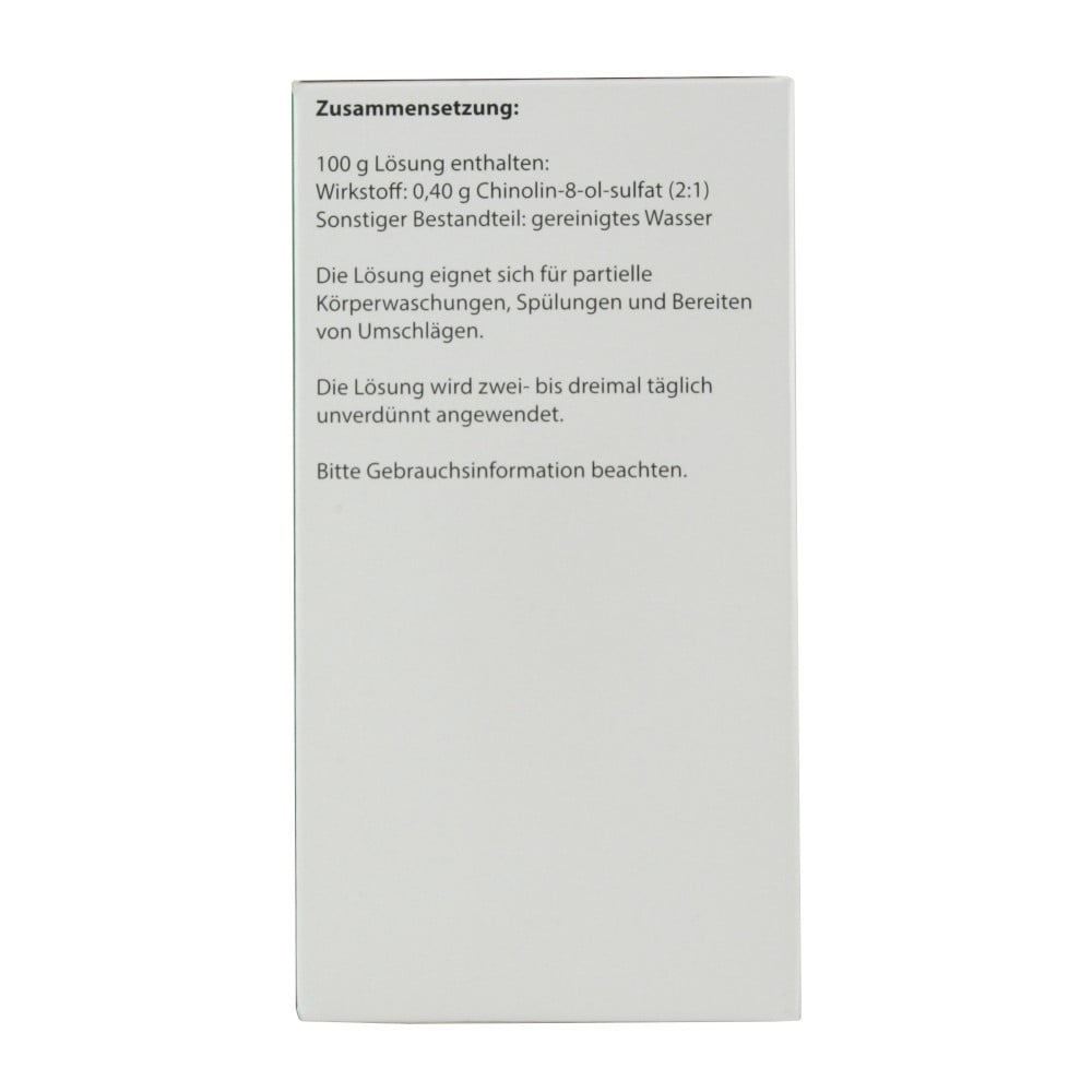 SOLUTIO Hydroxychinolini 0,4% Lösung 200 ml Lösung