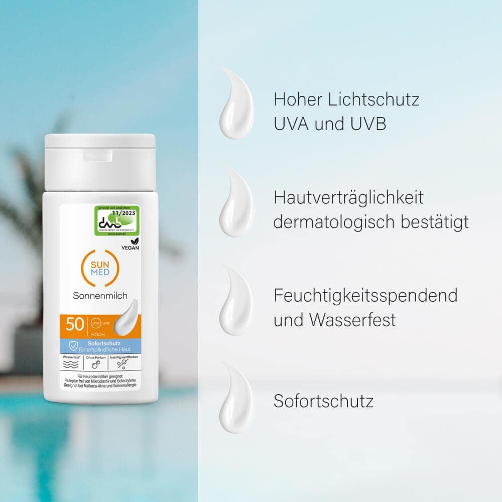 SUN MED Sonnenmilch LSF 50 + 10 % sparen* 200 ml Milch