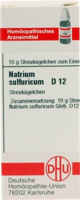 NATRIUM SULFURICUM D 12 Globuli 10 g Globuli