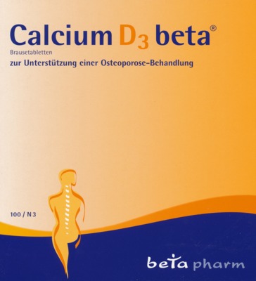Calcium D3 beta 100 St Brausetabletten