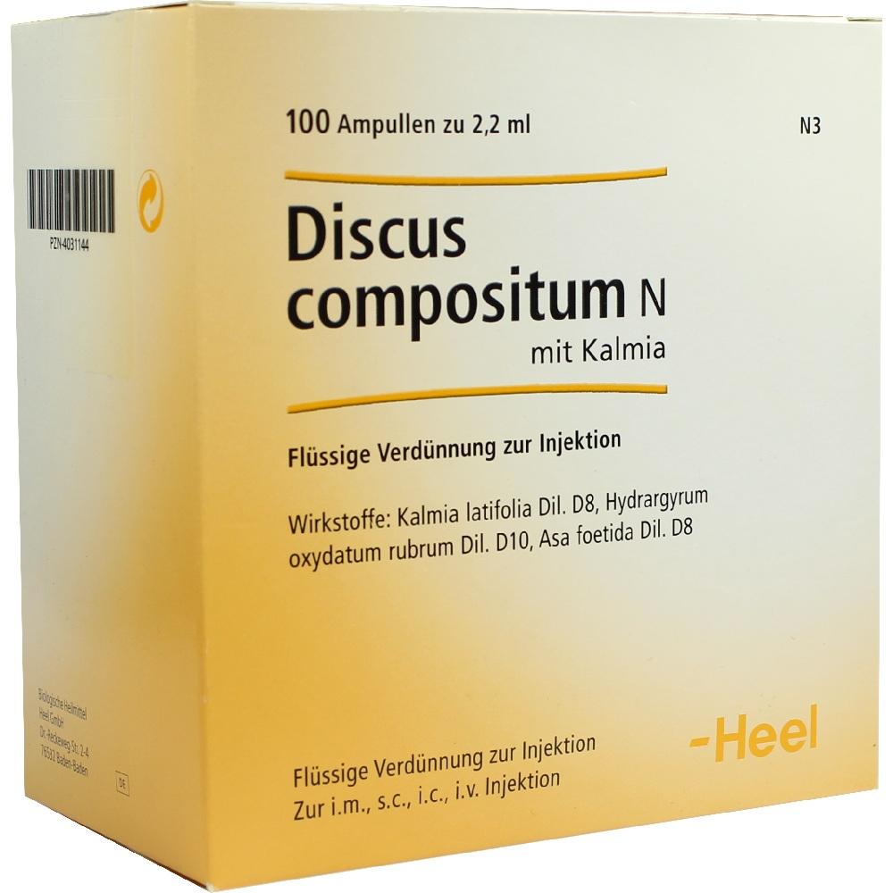 DISCUS compositum N mit Kalmia Ampullen 100 St Ampullen