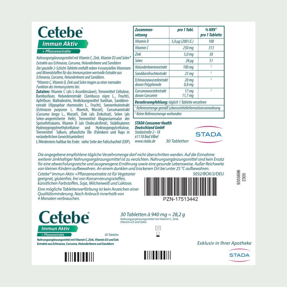Cetebe Immun Aktiv 30 St Tabletten