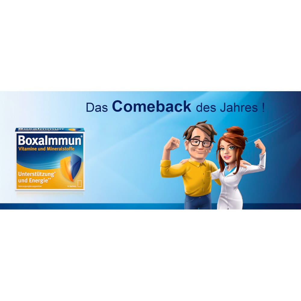 BoxaImmun Vitamine und Mineralstoffe 12X6 g Granulat zur Herstellung einer Suspension zum Einnehmen