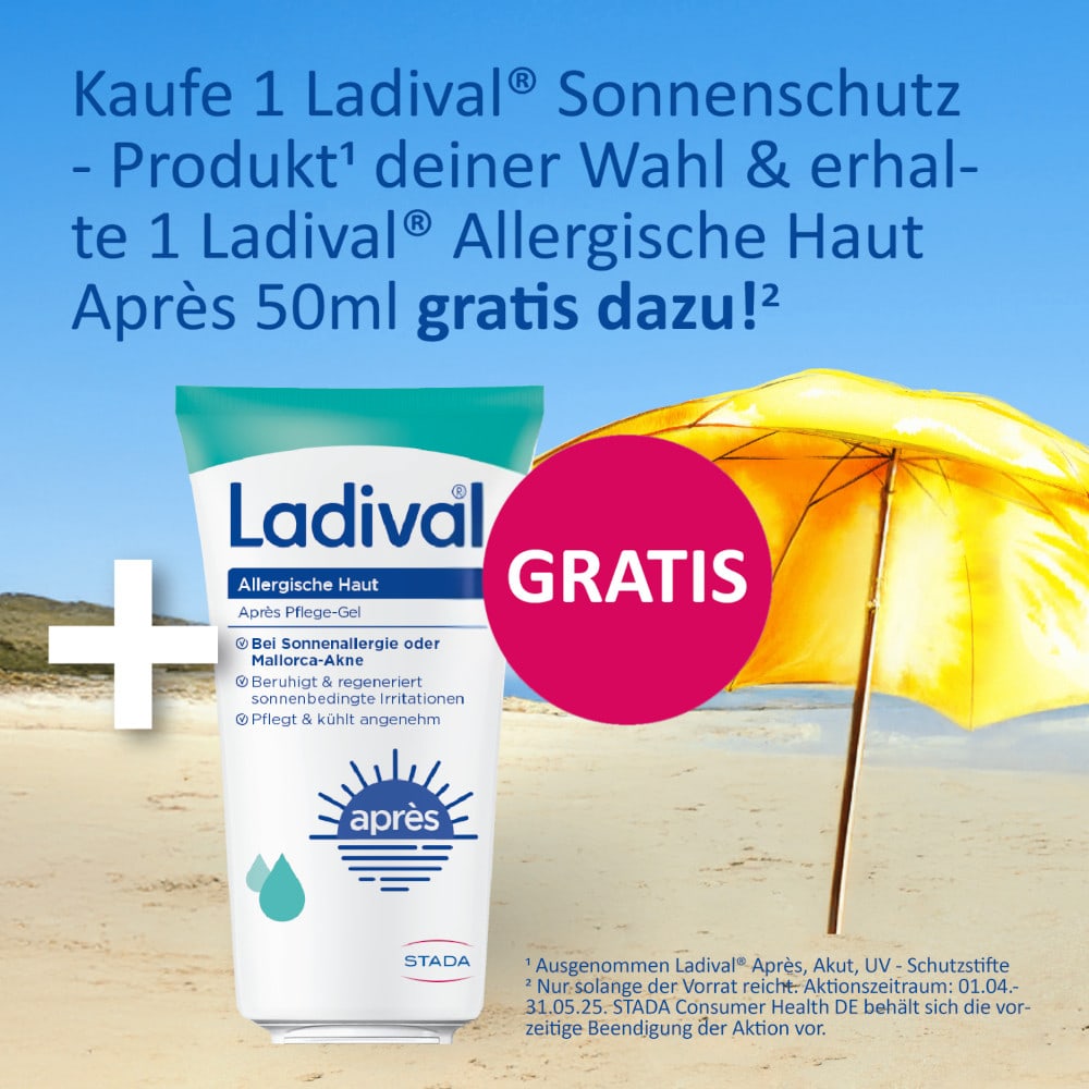Ladival Allergische Haut Sonnenschutz-Gel LSF 50+ 200 ml Gel